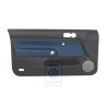 Γνήσιο VW Επένδυση Πόρτας (Δέρμα) Μαύρο/Jazzblue - 1J3867011DNHSE