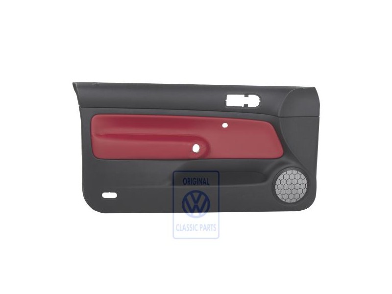Γνήσιο VW Επένδυση Πόρτας (Δέρμα) Κόκκινο - 1J3867011DNLLD