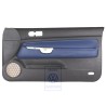 Γνήσιο VW Επένδυση Πόρτας Δέρμα Μαύρο/Orbitblue - 1J3867012CPGEC
