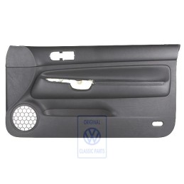 Γνήσιο VW Επένδυση Πόρτας Δέρμα Μαύρο/Μαύρο - 1J3867012CPGEN