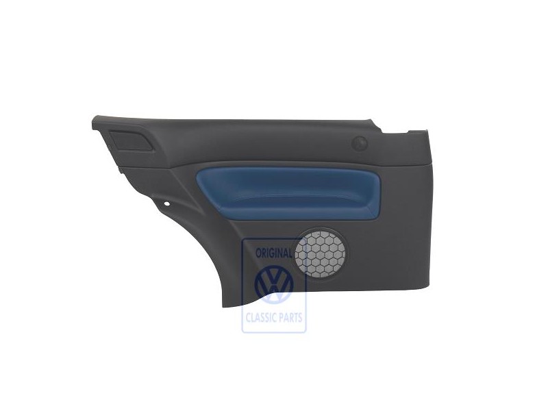 Γνήσιο VW Πλευρική Επένδυση (Δέρμα) Μαύρο/Jazzblue - 1J3867043CCHSE
