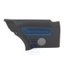Γνήσιο VW Πλευρική Επένδυση (Δέρμα) Μαύρο/Jazzblue - 1J3867043CCHSE