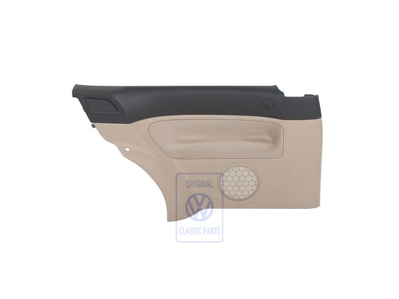Γνήσιο VW Πλευρική Επένδυση (Ύφασμα) Μαύρο/Ανοιχτό Μπεζ - 1J3867043CJFWW