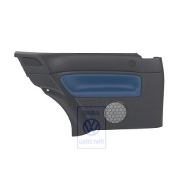 Γνήσιο VW Πλευρική Επένδυση (Δέρμα) Μαύρο/Jazzblue - 1J3867043CNHSE