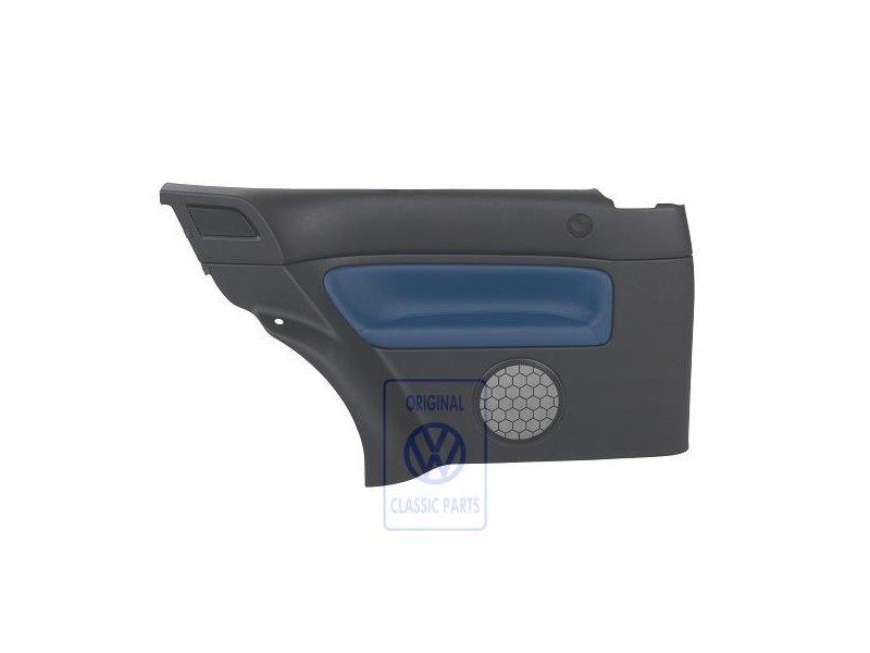 Γνήσιο VW Πλευρική Επένδυση (Δέρμα) Μαύρο/Jazzblue - 1J3867043CNHSE