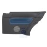 Γνήσιο VW Πλευρική Επένδυση (Δέρμα) Μαύρο/Orbitblue - 1J3867044AQGEC
