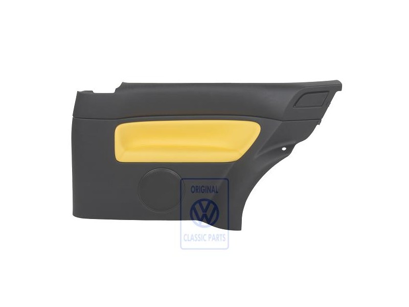 Γνήσιο VW Πλευρική Επένδυση (Δέρμα) Μαύρο/Jazzblue - 1J3867044CMHSE