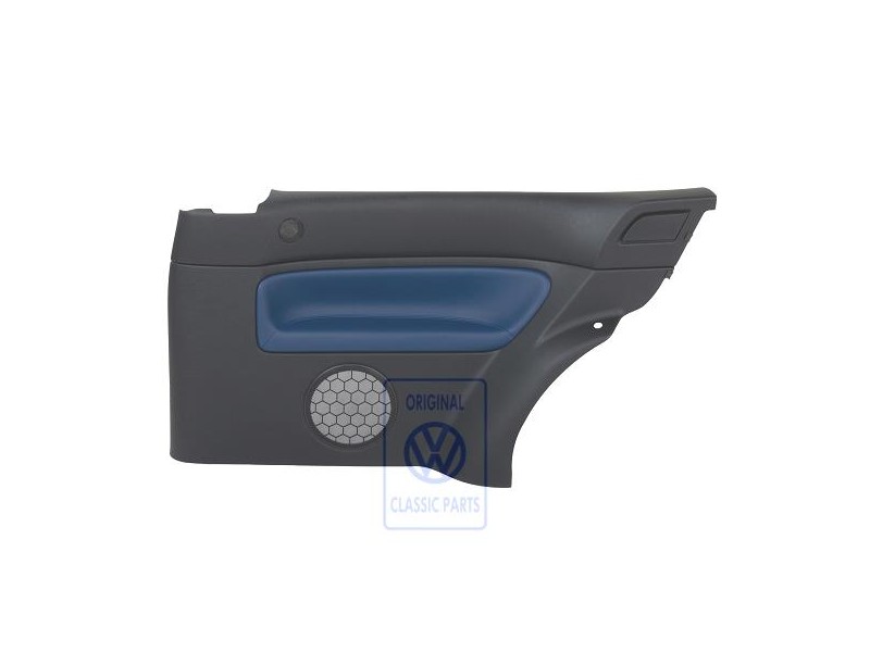 Γνήσιο VW Πλευρική Επένδυση (Δέρμα) Μαύρο/Jazzblue - 1J3867044CNHSE