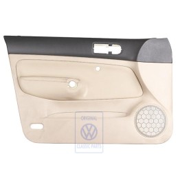 Γνήσιο VW Επένδυση Πόρτας (Δέρμα) Μαύρο/Ανοιχτό Μπεζ - 1J4867011DJFWZ