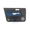Γνήσιο VW Επένδυση Πόρτας (Δέρμα) Μαύρο/Jazzblue - 1J4867011FDHSE