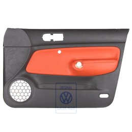 Γνήσιο VW Επένδυση Πόρτας (Δέρμα) Μαύρο/Tropic Πορτοκαλί - 1J4867012DCGEB