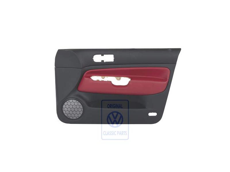 Γνήσιο VW Επένδυση Πόρτας (Δέρμα) Κόκκινο - 1J4867012ELLLD