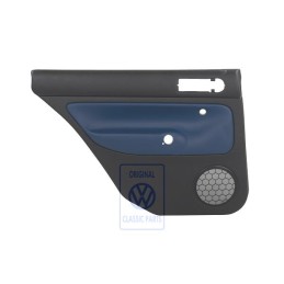 Γνήσιο VW Επένδυση Πόρτας (Δέρμα) Μαύρο/Orbitblue - 1J9867211ALGEC