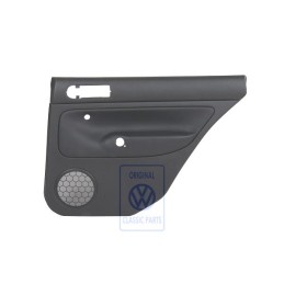 Γνήσιο VW Επένδυση Πόρτας (Δέρμα) Μαύρο/Μαύρο - 1J9867212ALGEN