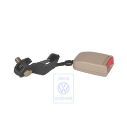 Γνήσιο VW Ασφάλεια Ζώνης Ανοιχτό Μπεζ/Κόκκινο Φωτιάς - 1J0857495B FCR