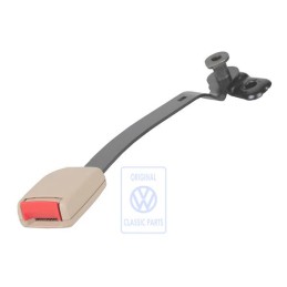 Γνήσιο VW Ασφάλεια Ζώνης Ανοιχτό Μπεζ/Κόκκινο Φωτιάς - 1J3858472B FCR