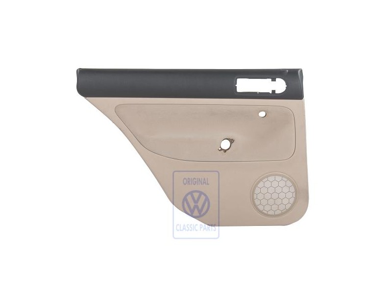 Γνήσιο VW Επένδυση Πόρτας (Ύφασμα) Μαύρο/Ανοιχτό Μπεζ - 1J9867211S FWW