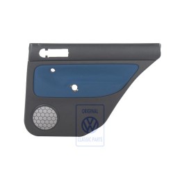 Γνήσιο VW Επένδυση Πόρτας (Ύφασμα) Μαύρο / Μπλε - 1J9867212Q HYX
