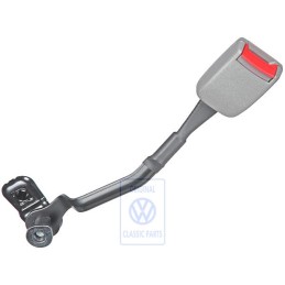 Γνήσιο VW Ασφάλεια Ζώνης Flanell Γκρι/Κόκκινο Φωτιάς - 1J3858472 FCP