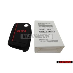 Γνήσιο VW Κάλυμμα Κλειδιού Μαύρο / Κόκκινο - 000087012ALGCA