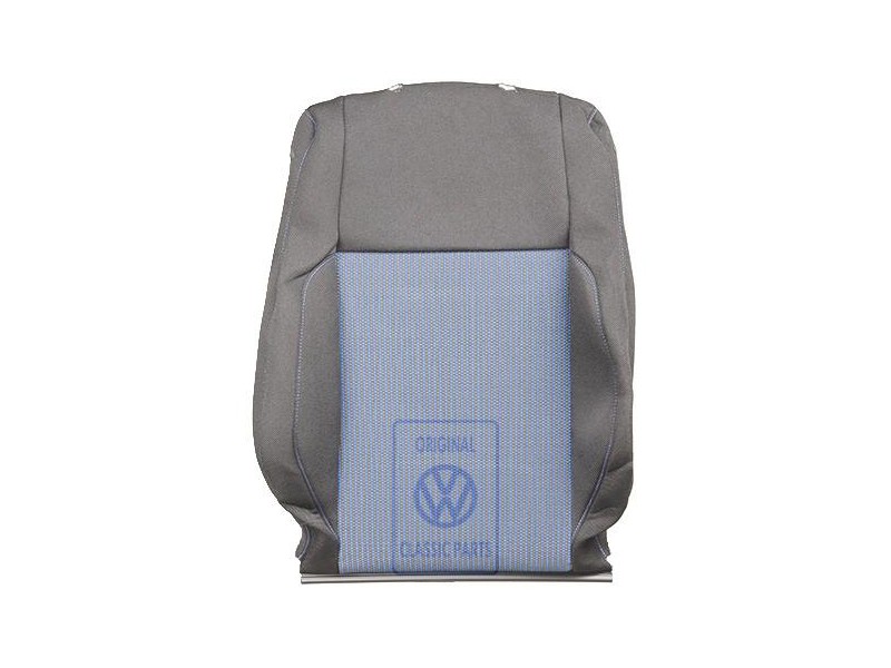 Γνήσιο VW Επένδυση Πλάτης Ύφασμα Με Θήκη Πλάτης Μπλε/Μαύρο - 1J0881805QFKMD
