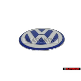 Γνήσιο VW Σήμα Έμβλημα Κάλυψης Κινητήρα Μπλέ Άσπρο - 06A103940G