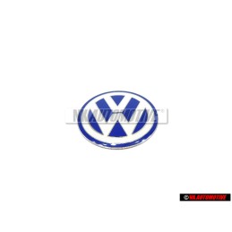 Γνήσιο VW Σήμα Έμβλημα Κάλυψης Κινητήρα Μπλέ Άσπρο - 06A103940G
