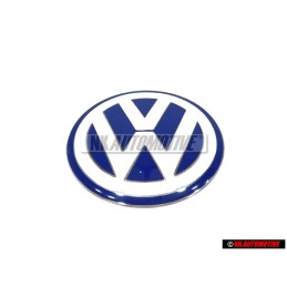 Γνήσιο VW Σήμα Έμβλημα Κάλυψης Κινητήρα Μπλέ Άσπρο - 06A103940G