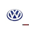 Γνήσιο VW Σήμα Έμβλημα Κάλυψης Κινητήρα Μπλέ Άσπρο - 06A103940G