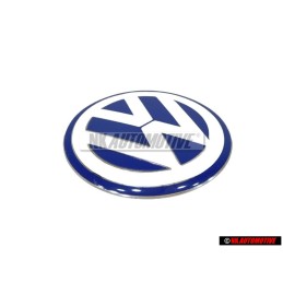 Γνήσιο VW Σήμα Έμβλημα Κάλυψης Κινητήρα Μπλέ Άσπρο - 06A103940G
