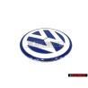 Γνήσιο VW Σήμα Έμβλημα Κάλυψης Κινητήρα Μπλέ Άσπρο - 06A103940G