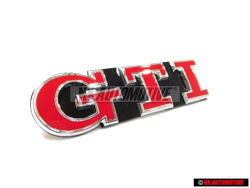 Γνήσιο VW GTI Εμπρόσθιο Σήμα Έμβλημα Μάσκας Κόκκινο - 5G0853679AGKRR