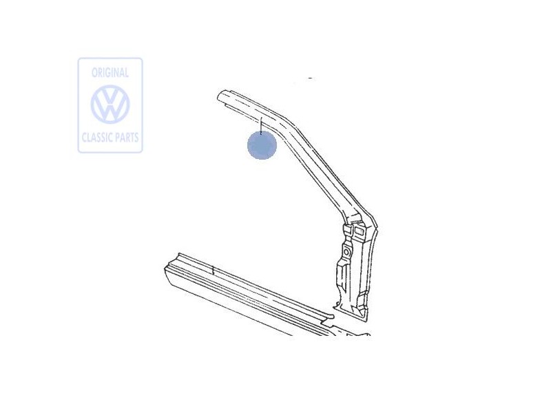 Γνήσιο VW Άνοιγμα - Κολόνα A - 533809840A