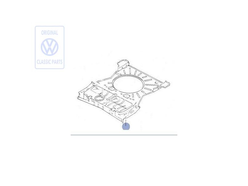Γνήσιο VW Δάπεδο Χώρου Αποσκευών - 533813115
