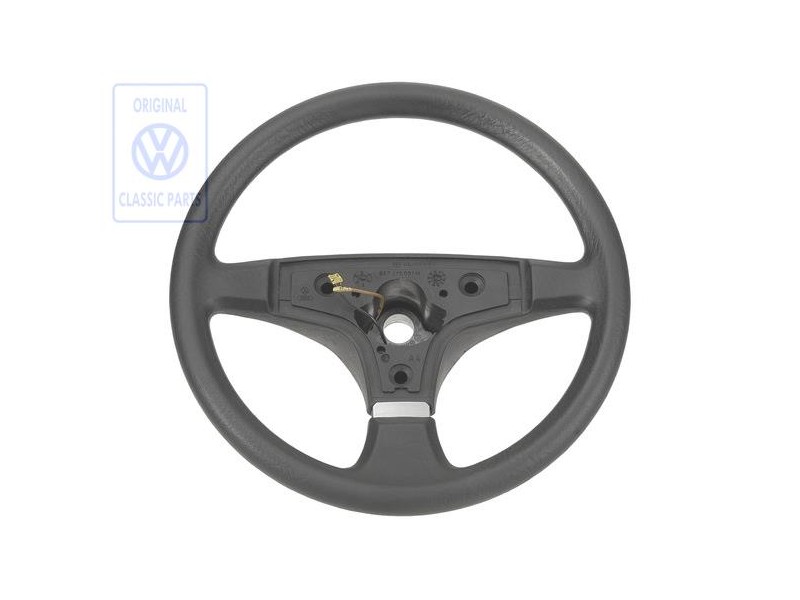 Γνήσιο VW Σπορ Τιμόνι Σατινέ Μαύρο - 867419091N 01C