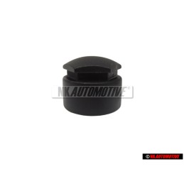 Γνήσιο AUDI Βιδωτό Καπάκι Τροχού Σατινέ Μαύρο - 4F0601173 01C