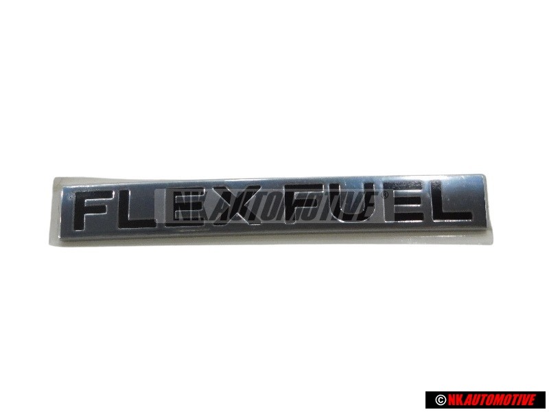 Γνήσιο VW FLEX FUEL Οπίσθιο Σήμα Έμβλημα Χρωμέ - 1K0853675AMFXC