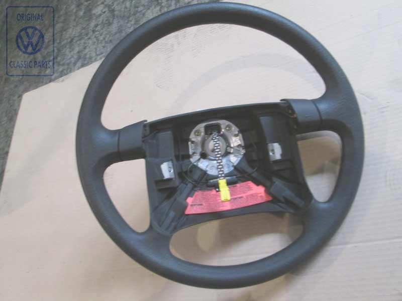 Γνήσιο VW Τιμόνι Σατινέ Μαύρο - 1HM419091L 01C