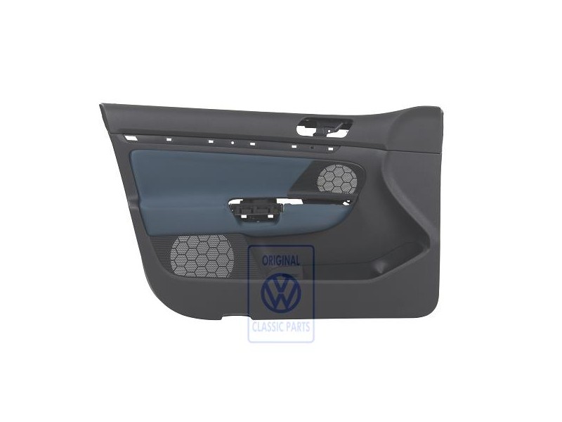 Γνήσιο VW Επένδυση Πόρτας (Ύφασμα) Ανθρακί/Universblue - 1K4867011DBRDK
