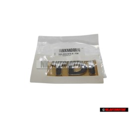 Γνήσιο VW TDI Οπίσθιο Σήμα Έμβλημα Χρωμέ - 1K0853675S 739