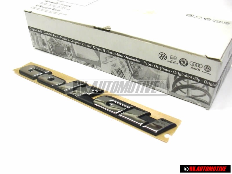 Γνήσιο VW GOLF GLI Οπίσθιο Σήμα Έμβλημα Χρωμέ - 1H6853687AGZ10