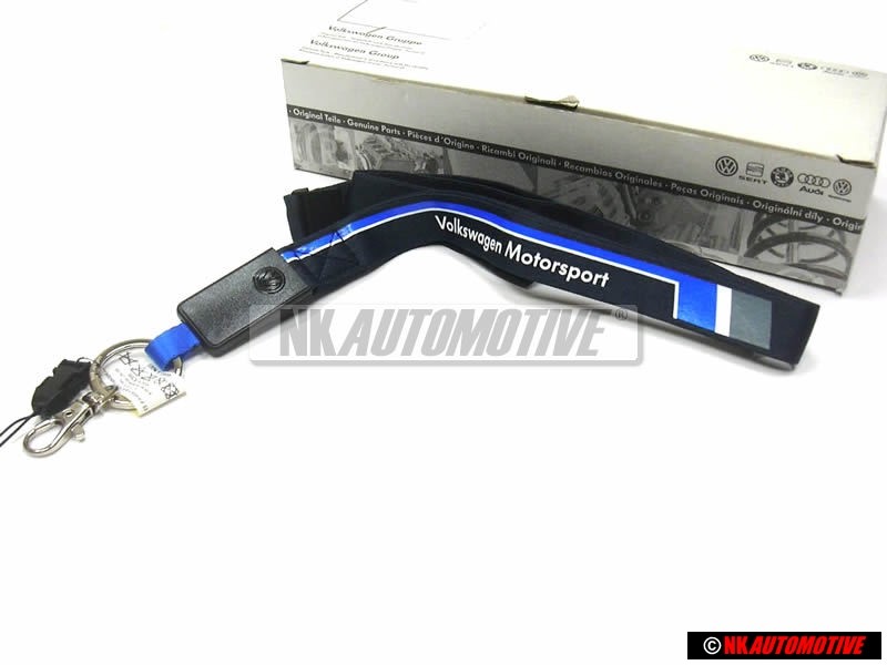Γνήσιο VW Λουρί Κλειδιών Σκούρο Καφέ - 5GV087610 530