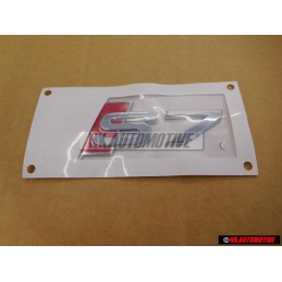 Γνήσιο Audi S7 Οπίσθιο Σήμα Έμβλημα Χρωμέ Κόκκινο - 4G8853735 2ZZ