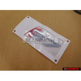 Γνήσιο Audi S7 Οπίσθιο Σήμα Έμβλημα Χρωμέ Κόκκινο - 4G8853735 2ZZ