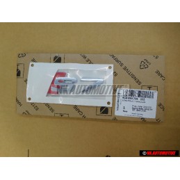 Γνήσιο Audi S7 Οπίσθιο Σήμα Έμβλημα Χρωμέ Κόκκινο - 4G8853735 2ZZ