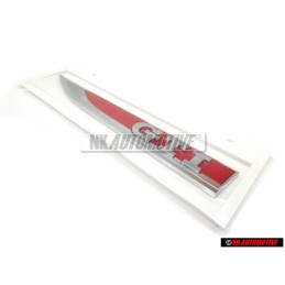 Γνήσιο VW GTI Πλαϊνό Σήμα Έμβλημα Χρωμέ Κόκκινο - 5G0853688ASJZQ