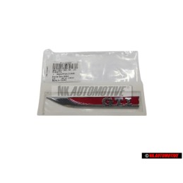 Γνήσιο VW GTI Πλαϊνό Σήμα Έμβλημα Χρωμέ Κόκκινο - 5G0853688ASJZQ