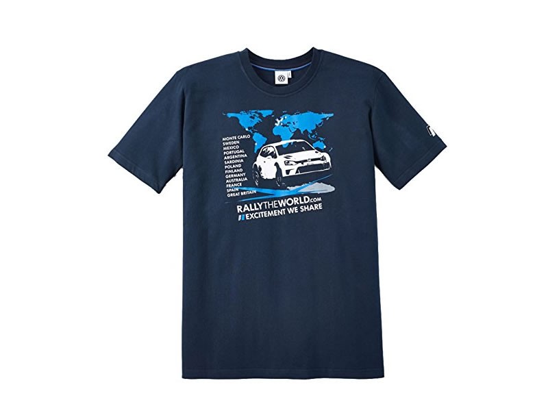 Γνήσιο VW T-Shirt (Αντρικό) Σκούρο Μπλε/Λευκό - 6RV084200A BRL