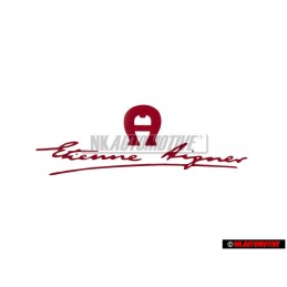 VW CLASSIC PARTS Σήμα Μεμβράνης Κόκκινο-Μεταλλικό - 155853687G L16