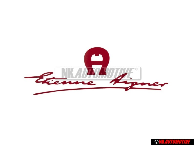 VW CLASSIC PARTS Σήμα Μεμβράνης Κόκκινο-Μεταλλικό - 155853687G L16